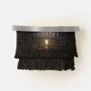 Made Goods Patricia Sconce Black And Silver Wide