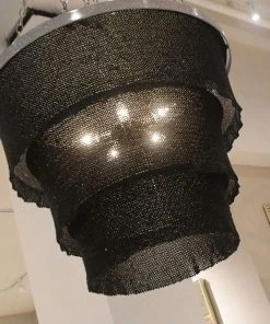 Made Goods Patricia Chandelier Black Coco Beads And Silver New Arrivals 11 Made Goods Patricia Chandelier Black Coco Beads And Silver New Arrivals