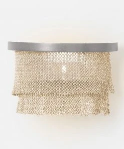 Made Goods Patricia Sconce Natural And Silver Wide New Arrivals