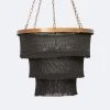 Made Goods Patricia Chandelier Black Coco Beads And Brass New Arrivals 2 Made Goods Patricia Chandelier Black Coco Beads And Brass New Arrivals