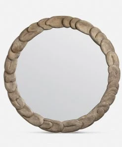 Made Goods New Arrivals Paulina Mirror Distressed Gray