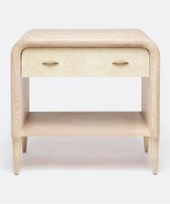 Made Goods Pierre Double Nightstand Off White And Whitewash