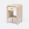 Made Goods Pierre Single Nightstand Off White And Whitewash 1 Made Goods Pierre Single Nightstand Off White And Whitewash