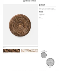 Made Goods New Arrivals Qiana Wall Decor Small White 7 Made Goods New Arrivals Qiana Wall Decor Small White