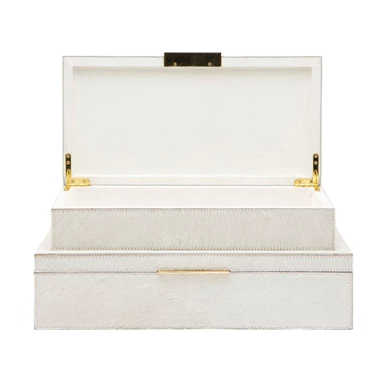 Made Goods New Arrivals Ralston Box Set Natural White Hair On Hide 6 Made Goods New Arrivals Ralston Box Set Natural White Hair On Hide