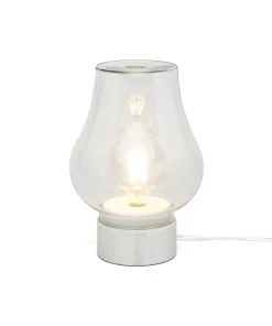 Made Goods Reco Bookcase Lamp Set White Marble New Arrivals