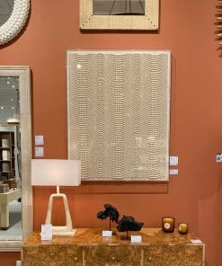 Made Goods New Arrivals Rheta Wall Art White Wood Beads 10 Made Goods New Arrivals Rheta Wall Art White Wood Beads