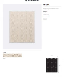 Made Goods New Arrivals Rheta Wall Art White Wood Beads 11 Made Goods New Arrivals Rheta Wall Art White Wood Beads