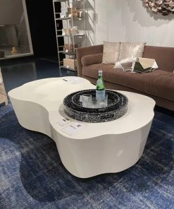 Made Goods Rockwell Coffee Table Large White Faux Belgian Linen New Arrivals 12 Made Goods Rockwell Coffee Table Large White Faux Belgian Linen New Arrivals