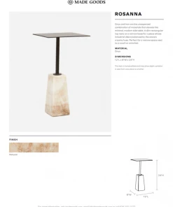 Made Goods New Arrivals Rosanna Side Table