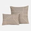 Made Goods Roslyn Square Pillow Gray Set Of Two New Arrivals 2 Made Goods Roslyn Square Pillow Gray Set Of Two New Arrivals