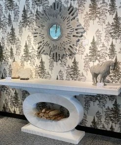 Made Goods Rufus Sculpture Light Gray Stone