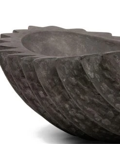 Made Goods Samara Bowl Gray Cast Stone 12 Made Goods Samara Bowl Gray Cast Stone