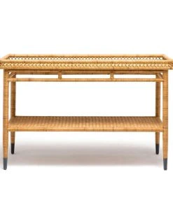 Made Goods Sarah Console Woven Rattan
