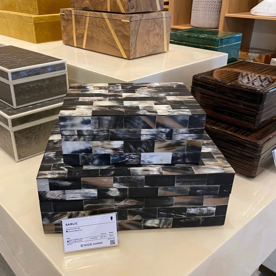 Made Goods New Arrivals Sarlic Box Set Natural Mixed Horn 7 Made Goods New Arrivals Sarlic Box Set Natural Mixed Horn