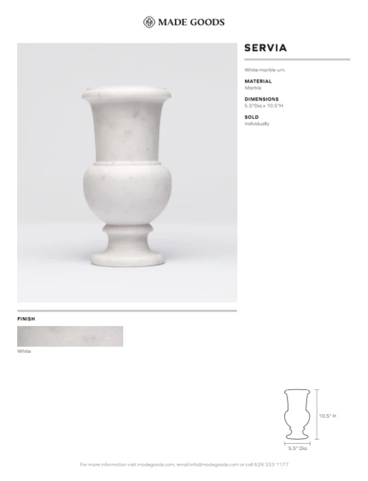 Made Goods Servia Vase New Arrivals 5 Made Goods Servia Vase New Arrivals