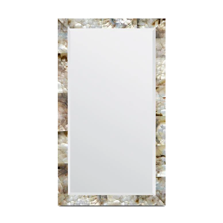 Made Goods New Arrivals Sidney Rectangular Mirror Silver Mother Of Pearl Shell Made Goods New Arrivals Sidney Rectangular Mirror Silver Mother Of Pearl Shell