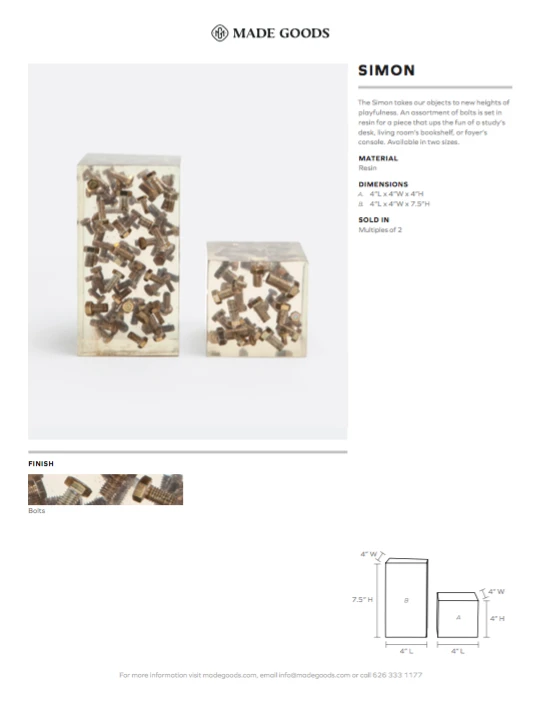 Made Goods New Arrivals Simon Object Set Small 5 Made Goods New Arrivals Simon Object Set Small