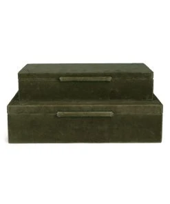 Made Goods Sinclaire Box Set Forest Green Velvet New Arrivals