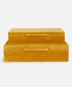 Made Goods Sinclaire Box Set Ochre Velvet New Arrivals