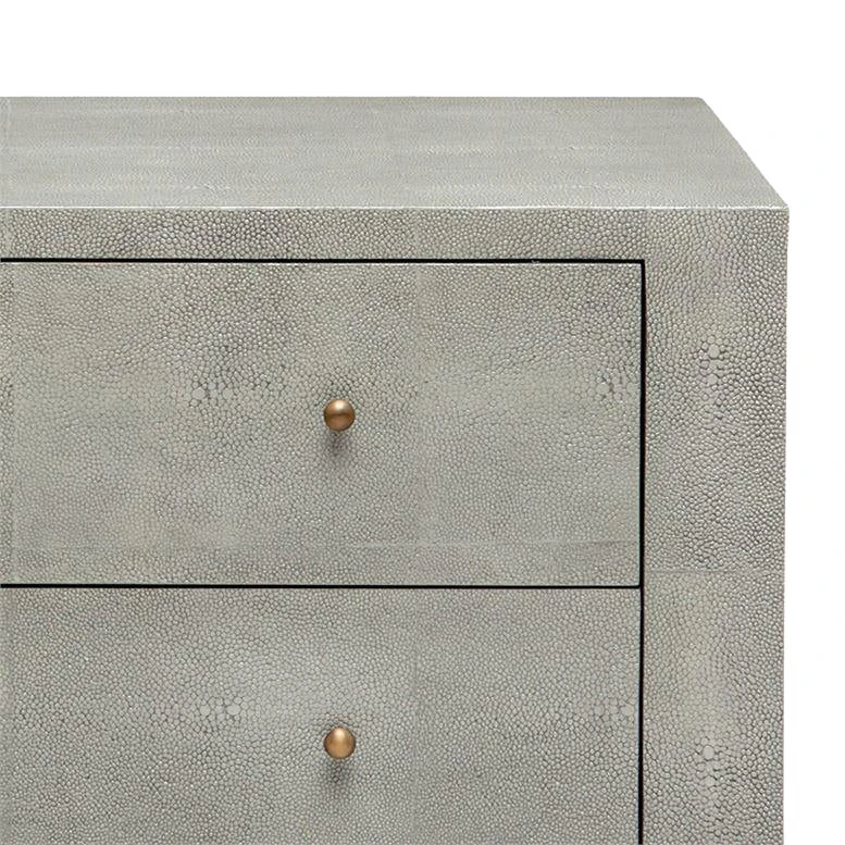 Made Goods New Arrivals Sorin 3 Drawer Single Nightstand Castor Gray Faux Shagreen Made Goods New Arrivals Sorin 3 Drawer Single Nightstand Castor Gray Faux Shagreen