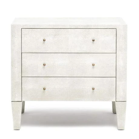 Made Goods New Arrivals Sorin 3 Drawer Double Nightstand Pristine Faux Shagreen 3 Made Goods New Arrivals Sorin 3 Drawer Double Nightstand Pristine Faux Shagreen