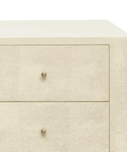 Made Goods Sorin 48" Dresser Off White Faux Shagreen 8 Made Goods Sorin 48
