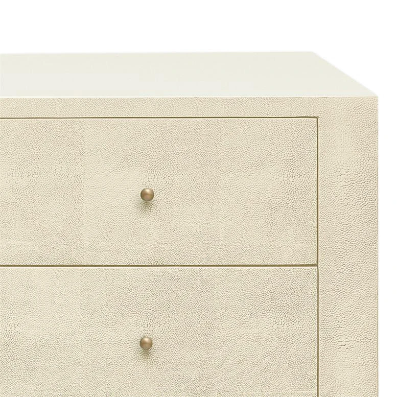Made Goods Sorin 48" Dresser Off White Faux Shagreen 5 Made Goods Sorin 48" Dresser Off White Faux Shagreen