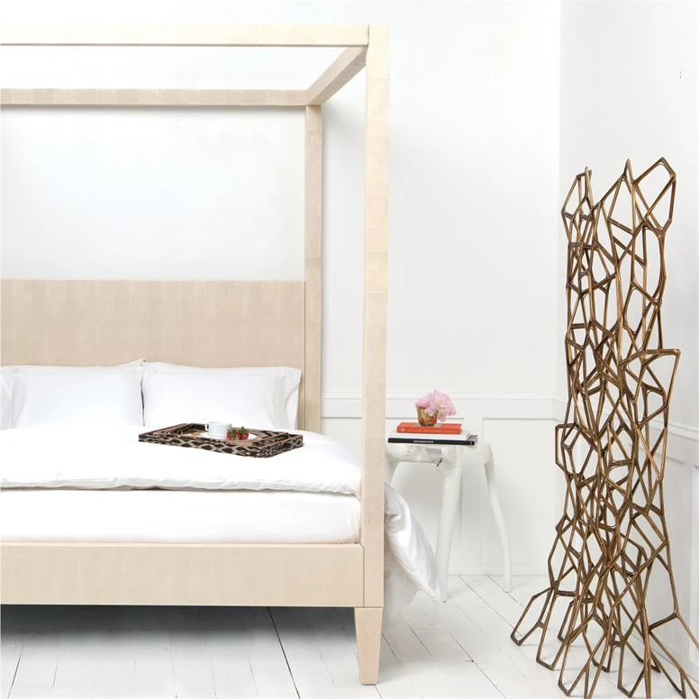 Made Goods Sorin Bed Off White Faux Shagreen New Arrivals 5 Made Goods Sorin Bed Off White Faux Shagreen New Arrivals