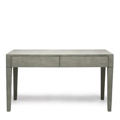 Made Goods Sorin 2 Drawer Desk Castor Gray Vintage Faux Shagreen New Arrivals 3 Made Goods Sorin 2 Drawer Desk Castor Gray Vintage Faux Shagreen New Arrivals