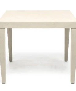 Made Goods Sorin Game Table Off White Faux Shagreen