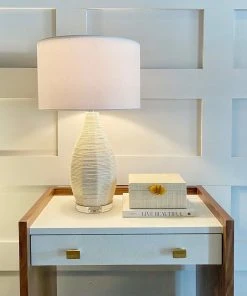 Made Goods Thatcher Table Lamp Cream Rope New Arrivals