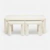 Made Goods Taylam Nesting Coffee Tables Large Off White Faux Raffia 1 Made Goods Taylam Nesting Coffee Tables Large Off White Faux Raffia