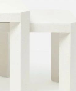 Made Goods Taylam Nesting Coffee Tables Large Pristine Faux Raffia 8 Made Goods Taylam Nesting Coffee Tables Large Pristine Faux Raffia