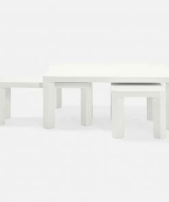 Made Goods Taylam Nesting Coffee Tables Small Pristine Faux Raffia New Arrivals 14 Made Goods Taylam Nesting Coffee Tables Small Pristine Faux Raffia New Arrivals