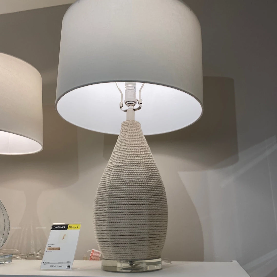 Made Goods Thatcher Table Lamp Cream Rope New Arrivals 7 Made Goods Thatcher Table Lamp Cream Rope New Arrivals