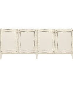 Made Goods Turner 4 Door Buffet White Linen New Arrivals