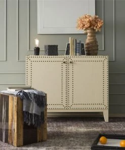 Made Goods Turner 2 Door Buffet White Linen