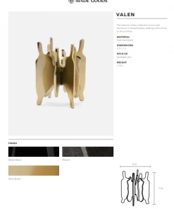 Made Goods New Arrivals Valen Object Set Matte Black 13 Made Goods New Arrivals Valen Object Set Matte Black