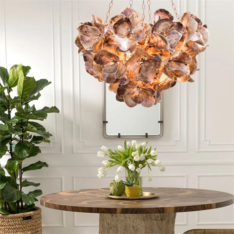 Made Goods Venus Chandelier Natural Saddle 14 Made Goods Venus Chandelier Natural Saddle