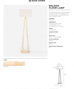 Made Goods New Arrivals Weldon Floor Lamp 13 Made Goods New Arrivals Weldon Floor Lamp