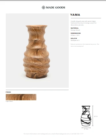 Made Goods Yama Vase Set New Arrivals 5 Made Goods Yama Vase Set New Arrivals