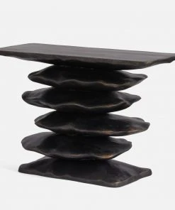 Made Goods New Arrivals Zuri Console Antique Bronze