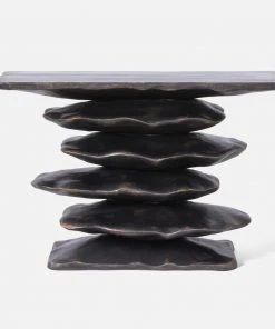 Made Goods New Arrivals Zuri Console Antique Bronze