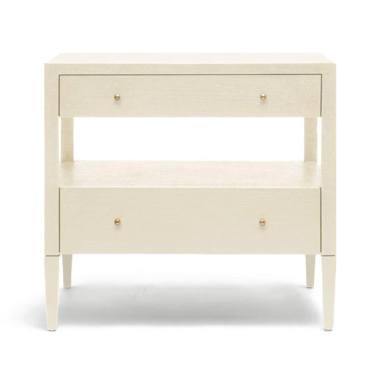 Made Goods Conrad Low Double Nightstand Off White Faux Raffia 3 Made Goods Conrad Low Double Nightstand Off White Faux Raffia