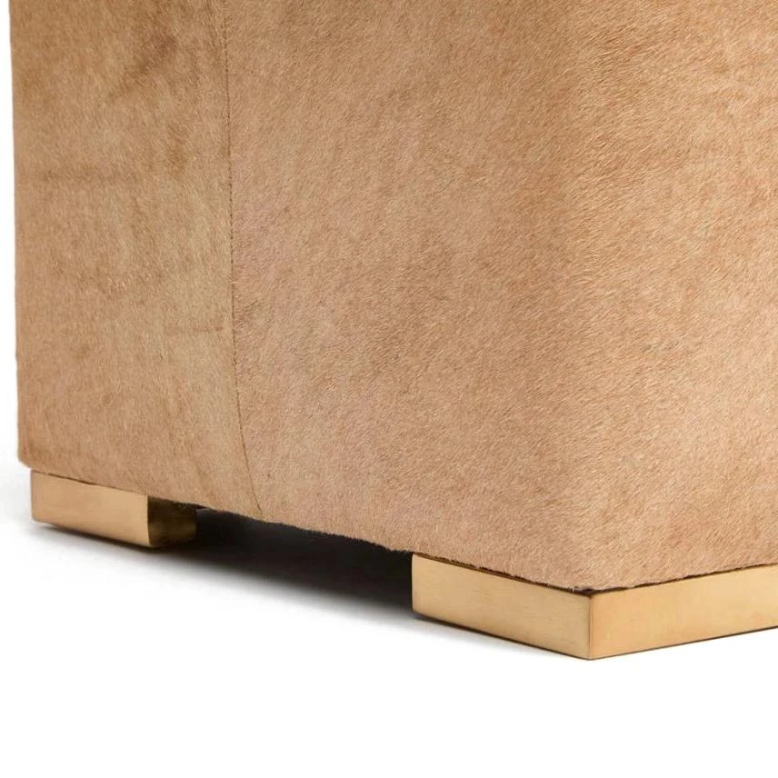 Made Goods Essex Stool Beige Hair On Hide Leather 6 Made Goods Essex Stool Beige Hair On Hide Leather