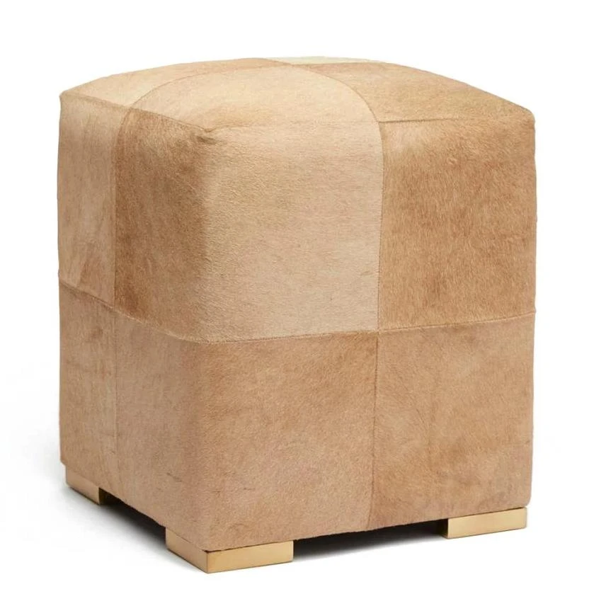 Made Goods Essex Stool Beige Hair On Hide Leather 3 Made Goods Essex Stool Beige Hair On Hide Leather