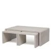 Made Goods Harlow Nesting Coffee Tables Sand Faux Shagreen 2 Made Goods Harlow Nesting Coffee Tables Sand Faux Shagreen