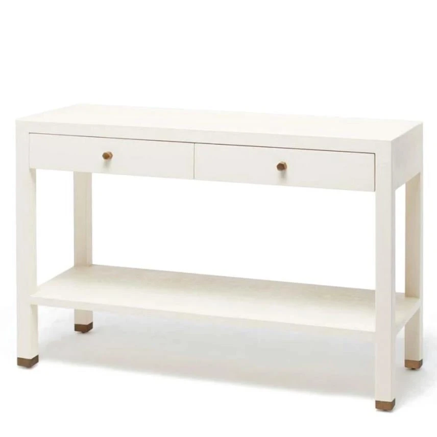 Made Goods Jarin Console White Faux Belgian Linen New Arrivals 3 Made Goods Jarin Console White Faux Belgian Linen New Arrivals