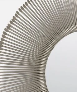 Made Goods New Arrivals Dawn Mirror Antiqued Silver Iron Large